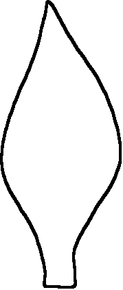 Printable Flower Petal Template - ClipArt Best
