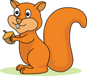 Free Squirrel Clipart - Clip Art Pictures - Graphics - Illustrations