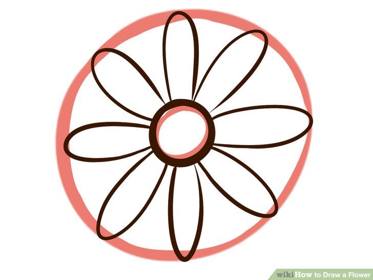 9 Ways to Draw a Flower - wikiHow