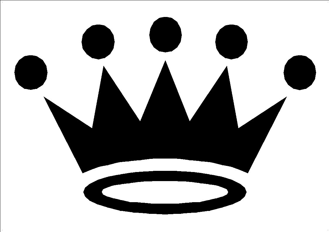 Keep calm crown clipart black and white