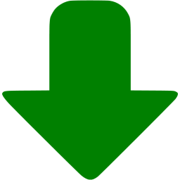 Green down icon - Free green arrow icons