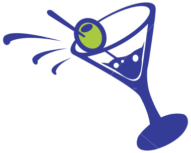 Martini glass clipart free