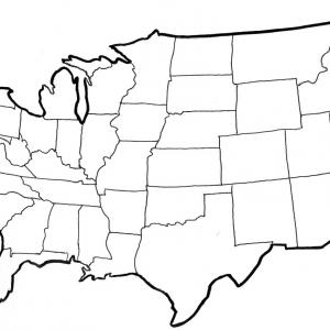 Hd Stock Illustration United States Map Design | Vectory