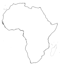 Map Of Africa Blank Free