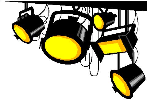 Stage Lights Clipart