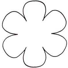 Printables 6 Petals Flowers Templates | Galeri Desain Rumah ...