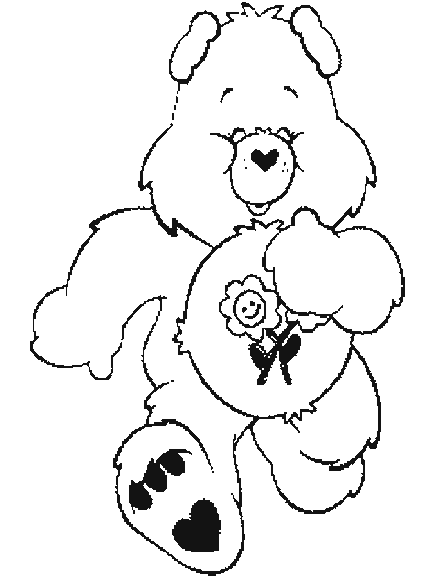 TimelessTrinkets.com Care Bear Coloring Pages
