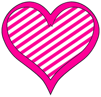 ArtbyJean - Paper Crafts: CANDY STRIPES ON CUTE LITTLE HEARTS - A ...