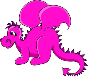 Dragon Clipart Image - Cute Baby Dragon