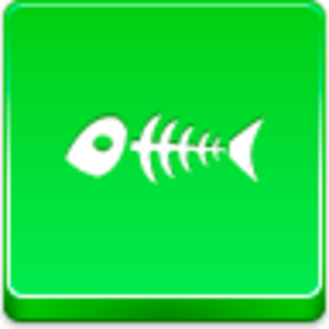 Fish Skeleton Icon image - vector clip art online, royalty free ...