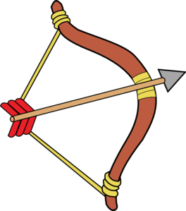 Bow And Arrow clip art - vector clip art online, royalty free ...