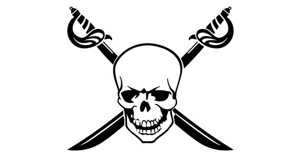Crossed Swords and Skull Vector | Vector Free | Free Vector Graphics
