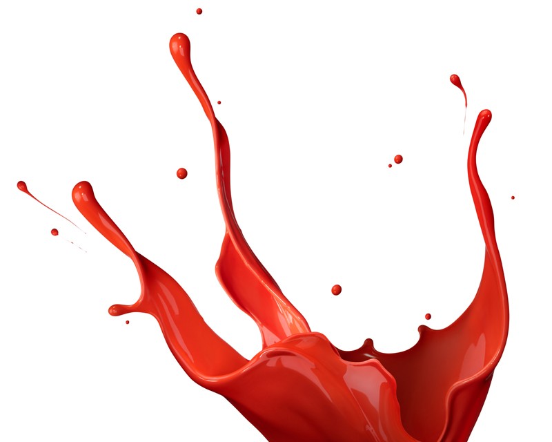 Red paint splash Wall Mural | Eazywallz