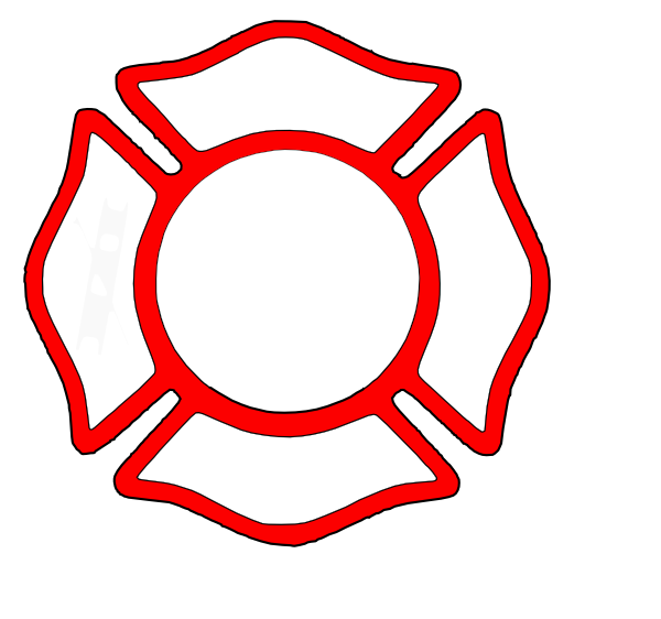 Maltese Cross Red Clip Art
