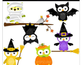cute owls clip art