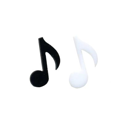 COE96 Precut Glass Eighth Music Note | Jubilee Creative
