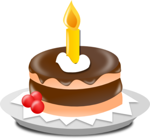 Birthday Cake clip art - vector clip art online, royalty free ...