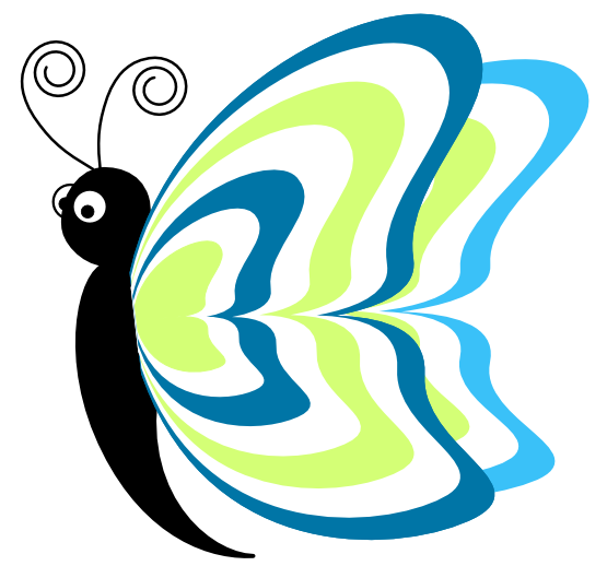 Clip Art: butterfly cv flower valentine SVG