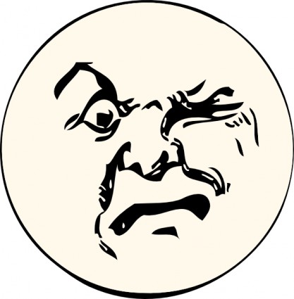 Halloween Tombstone Angry Face Vector clip art - Free vector for ...
