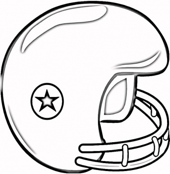 Football Helmet coloring page | Super Coloring