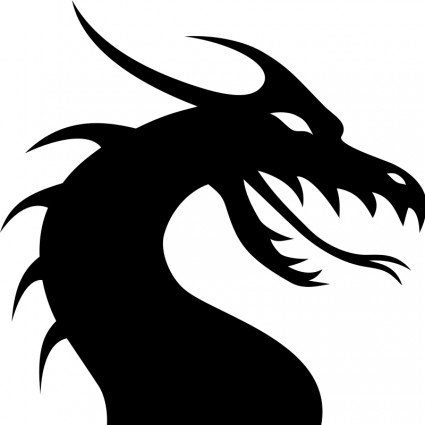 Dragon silhouette vector art Free vector for free download (about ...