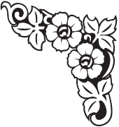 Headstone Clip Art Examples of flower-borders | Memorial Clip Art