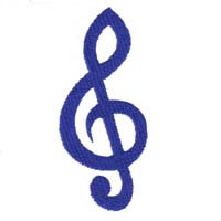 In The Hoop Designs :: Single Designs :: Musical Note - Bass Clef ...