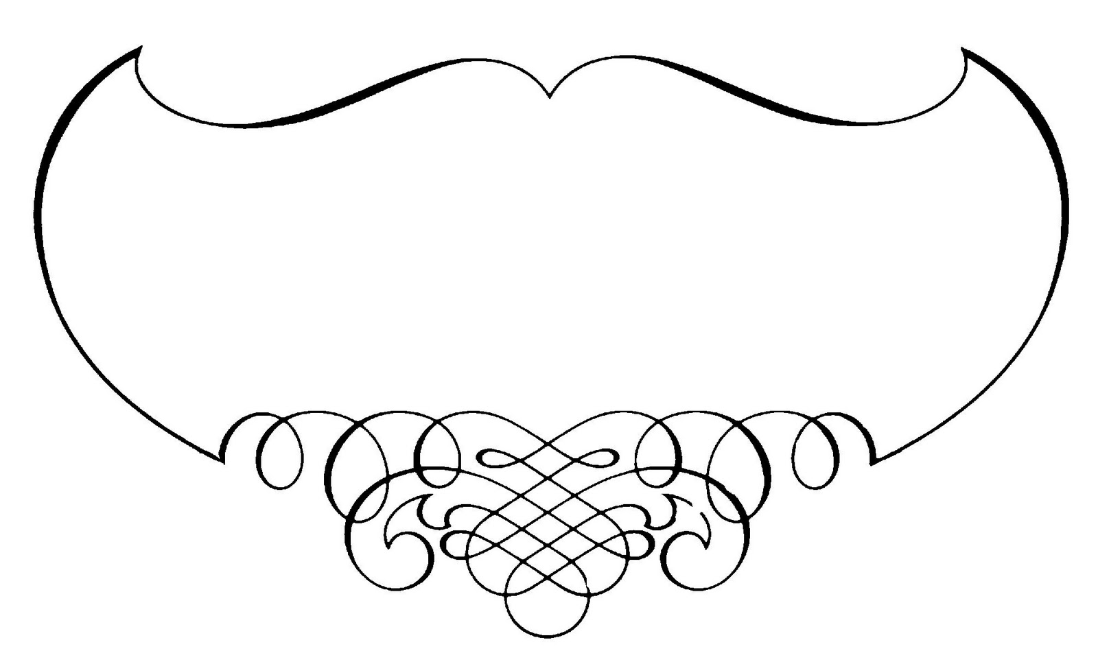 VintageFeedsacks: Free Vintage Clip Art - Vintage Calligraphy Frame