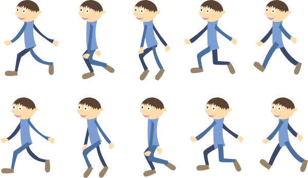 Walk Clip Art - vector clip art online, royalty free ...