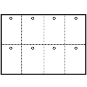 Printable Tags - Blank Tags | 8up