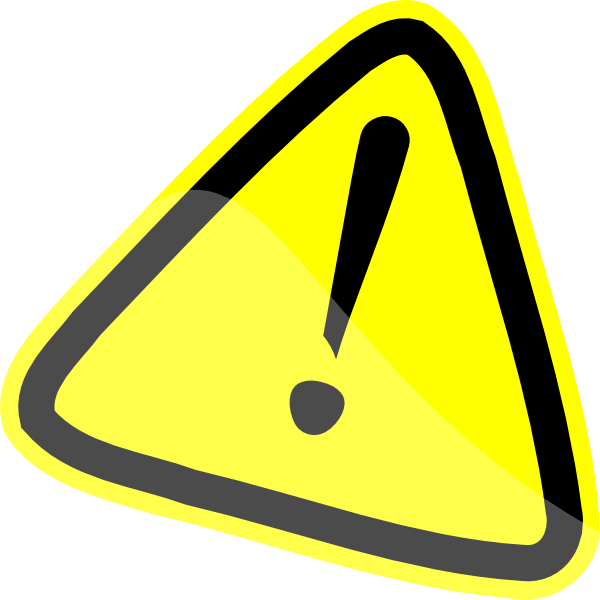 Warning Signs Clipart