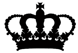 Crown clipart with transparent background black and white ...