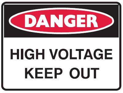 High Voltage Warning Signs - ClipArt Best