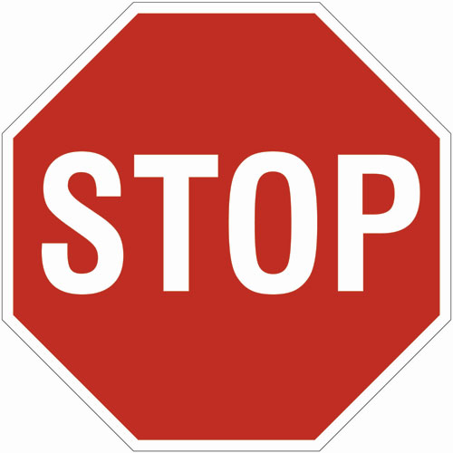 Aldon railroad safety signs