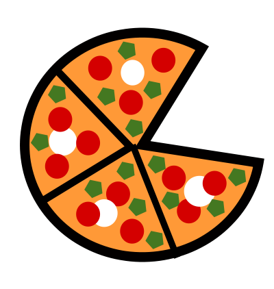 Cartoon Pizza Clipart