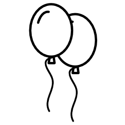 Balloon Outline Clipart