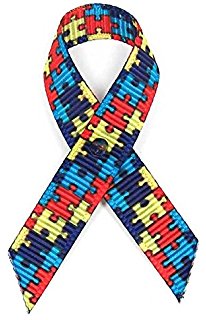 Amazon.com: Autism Awareness Jigsaw Ribbon Spool