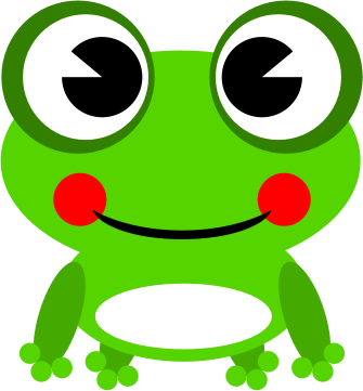 Cute frog clip art