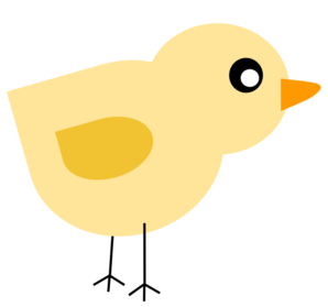 Baby chicks clip art