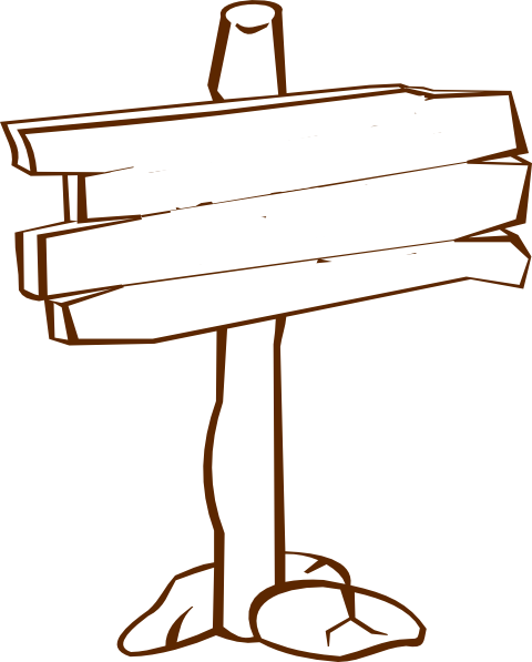 Street Sign Coloring Page Clipart