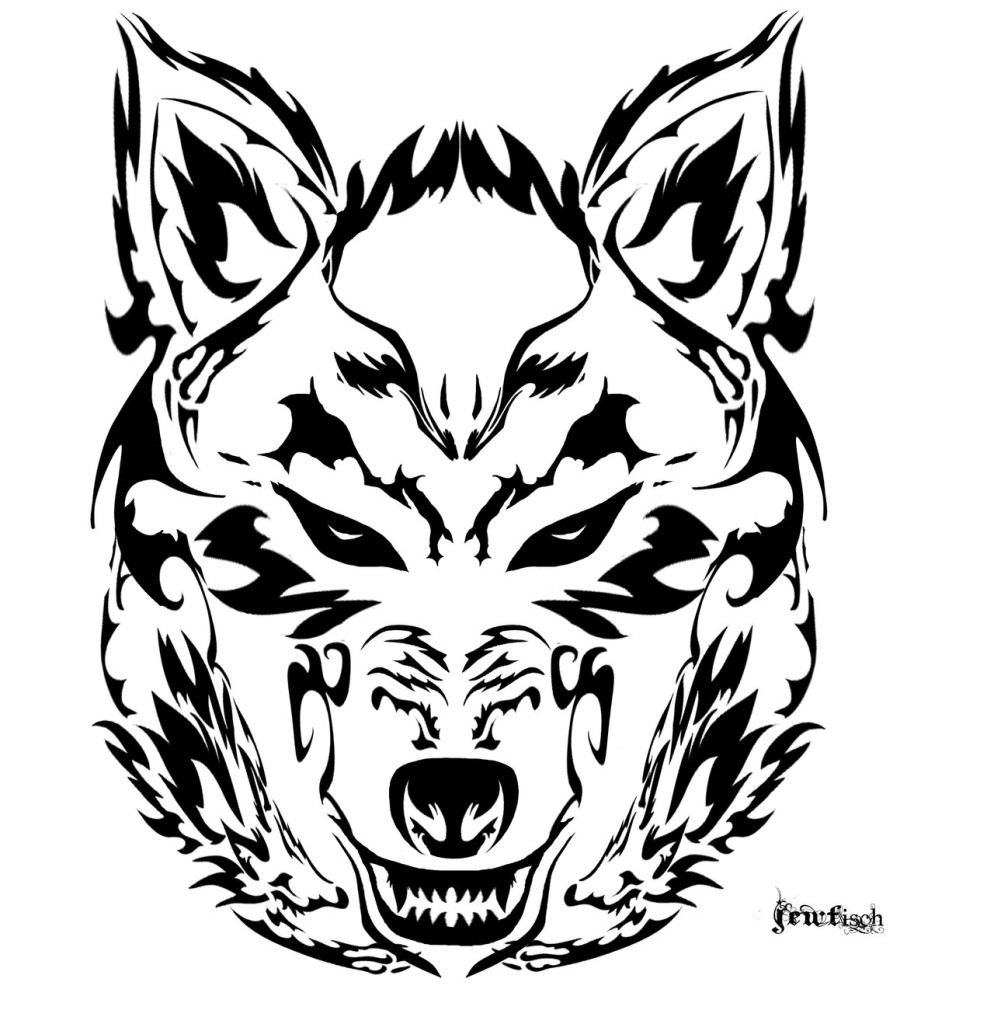 Fresh Howling Wolf And Tribal Tattoo Designs | Fresh 2017 Tattoos ...