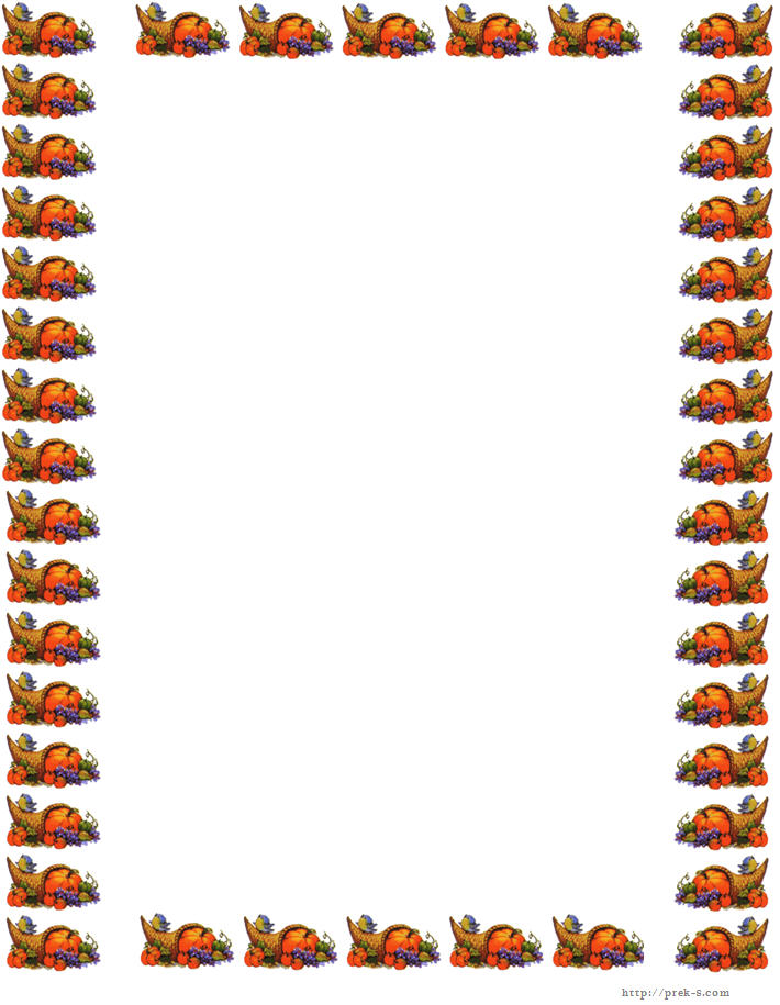 Thanksgiving Border – Gclipart.com