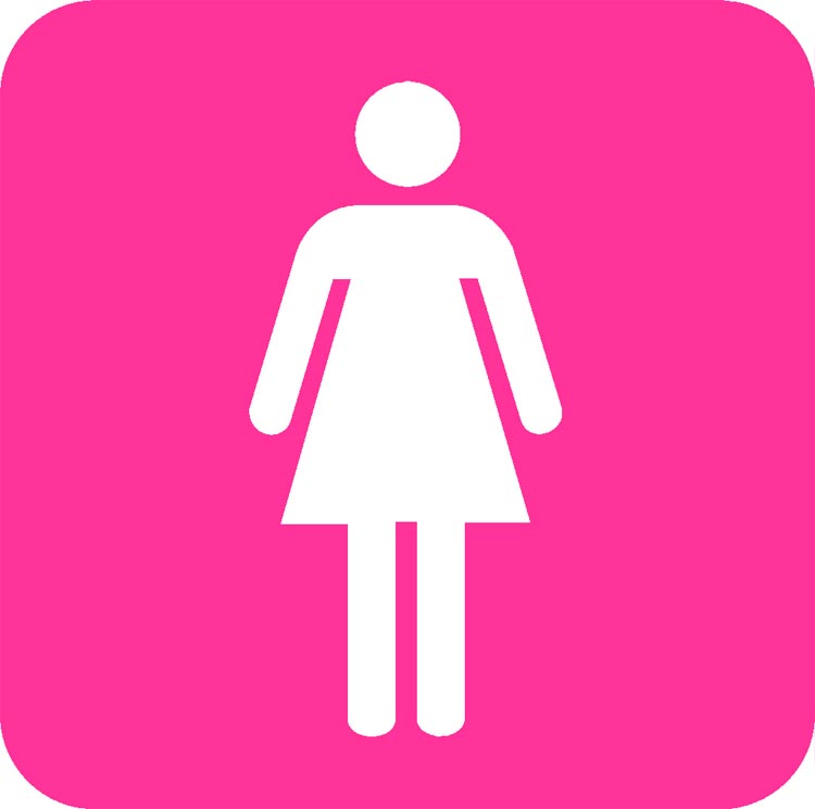 Girl On Toilet Clipart