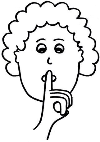 Quiet Clipart