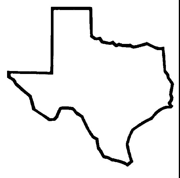 Blank Texas Flag Clipart