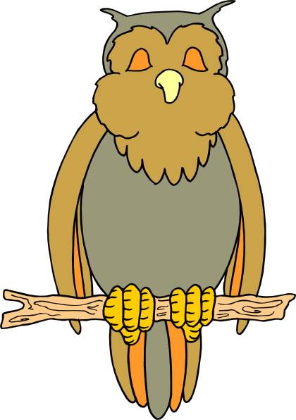 Cartoon Owl Clip Art - vector clip art online ...