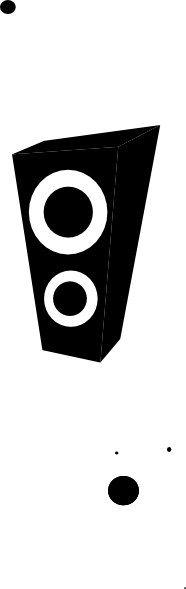 Animated Black Speaker Clip Art - vector clip art ...