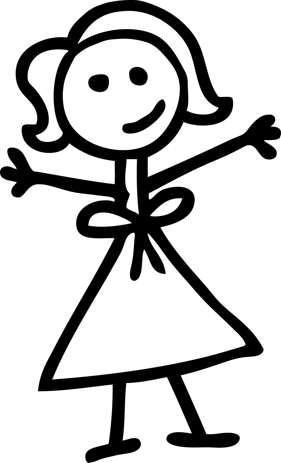 STICK small Child girl balloon STICKER DECAL CAR WINDOW FAMILY [md ...