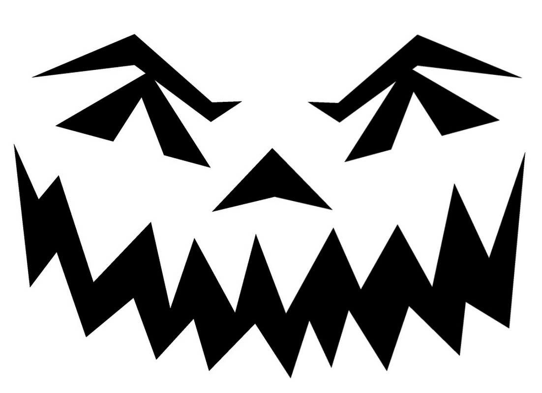 Mean Pumpkin Face - ClipArt Best