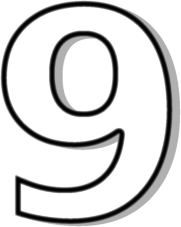 Number Nine Clipart